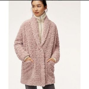 Aritzia Wilfred Free Plush Grete Jacket